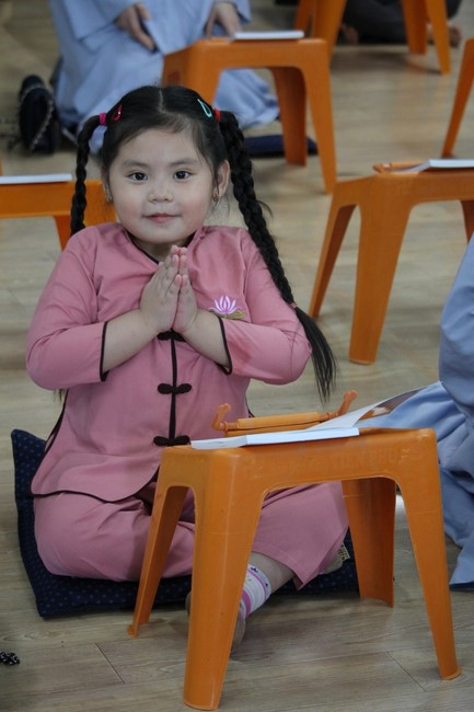 A light moment of the Vesak ceremony overseas